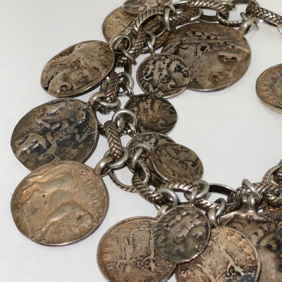 Silpada - Sterling Silver Coin Bracelet - Picture 2 of 4